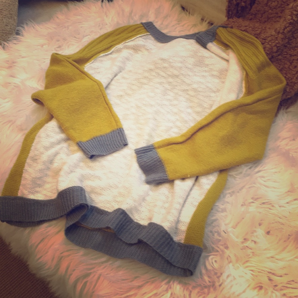 Ellison colorblock knit sweater